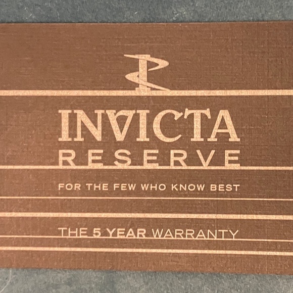 Mens Invicta Reserve Watch Black and Silver - Picture 12 of 12